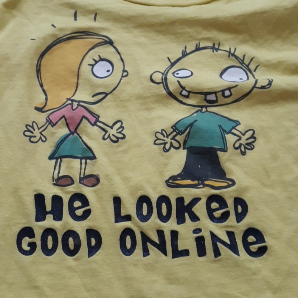 Yellow kids t- shirt